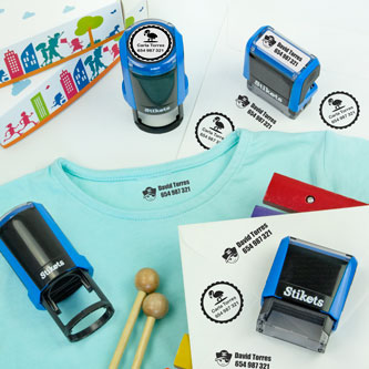 Prueba el sello y las etiquetas personalizadas para marcar la ropa y los  útiles escolares de los niños - Uniradio Informa