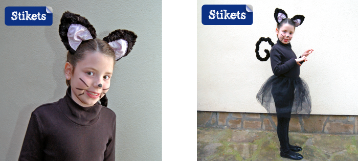Disfraz casero de gatita - Stikets Company